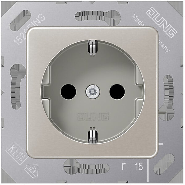 JUNG SCHUKO-Steckdose 16A 250V 50x50mm Klappdeckel CD 5120 BF PG